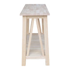 Console/Table basse en bois massif Surrey