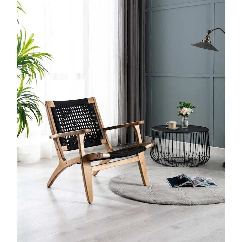 Fauteuil d'appoint tressé
