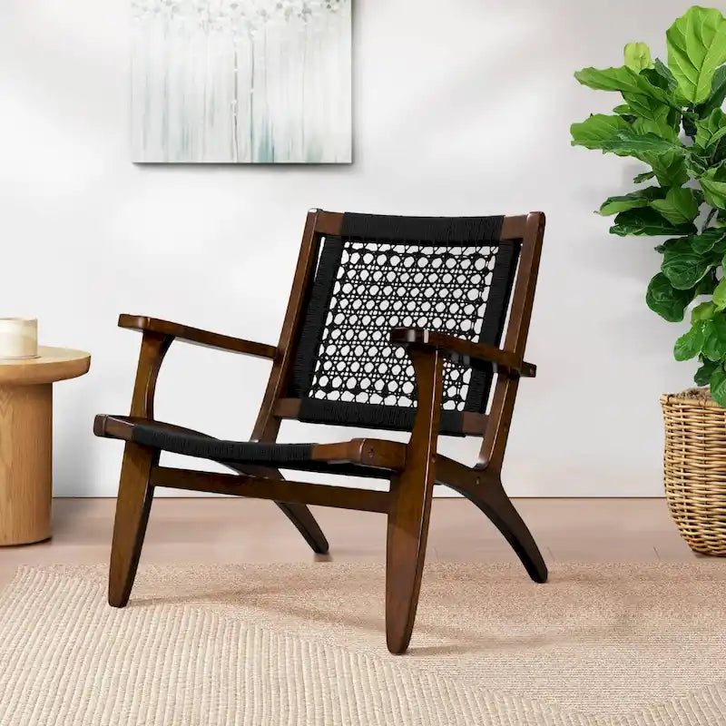 Fauteuil d'appoint tressé