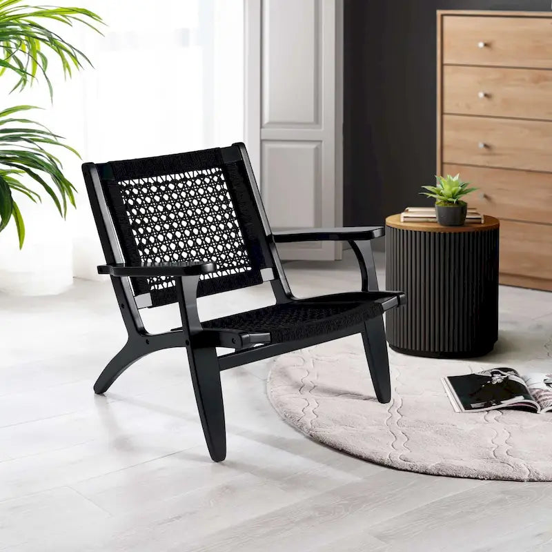 Fauteuil d'appoint tressé