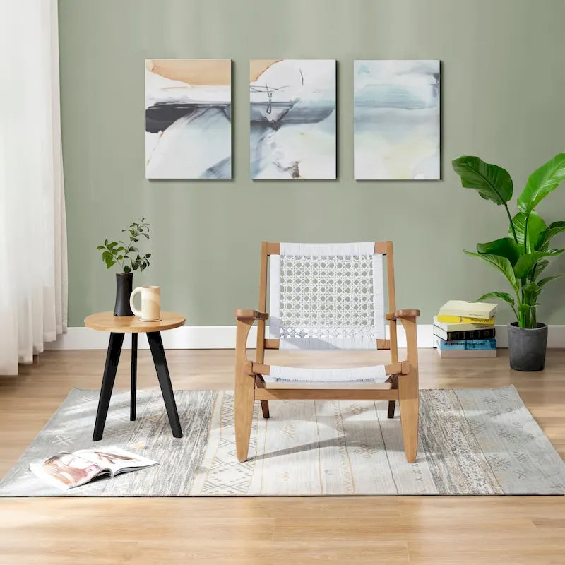 Fauteuil d'appoint tressé