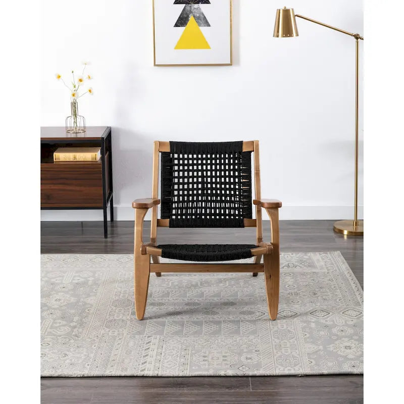 Fauteuil d'appoint tressé