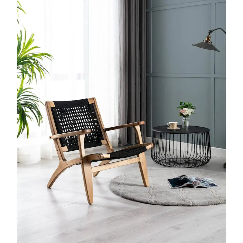 Fauteuil d'appoint tressé