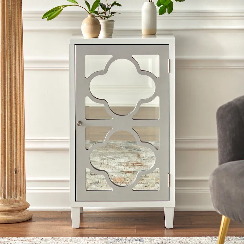 Meuble d'appoint à miroir