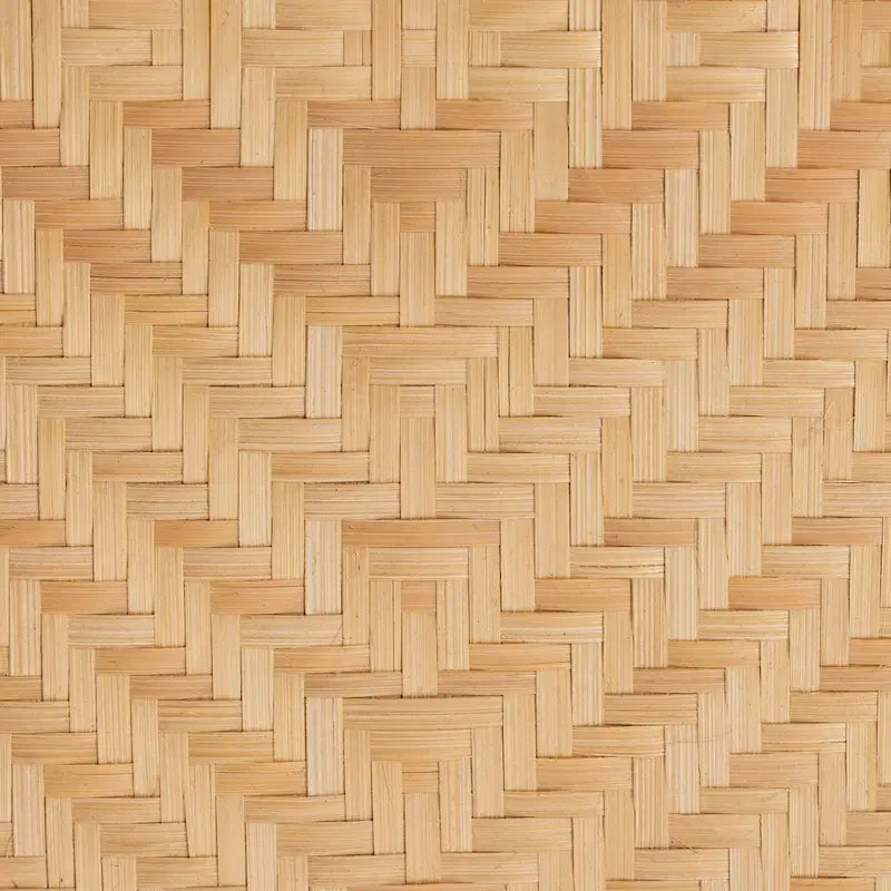Table de chevet en rotin marron naturel bohème moderne