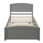 Lit plateforme simple avec lit gigogne