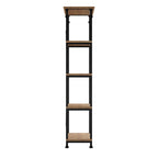 Ensemble de bureau et bibliothèque de 102 cm style industriel vintage 3 pièces