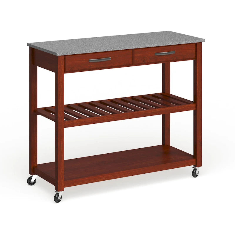 Dessert/îlot de cuisine en granit massif – 17p x 43L x 35H