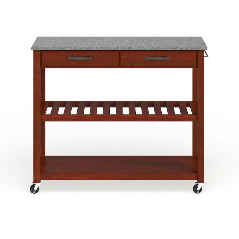 Dessert/îlot de cuisine en granit massif – 17p x 43L x 35H