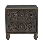 Commode de nuit en bois de manguier