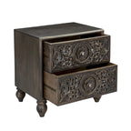 Commode de nuit en bois de manguier