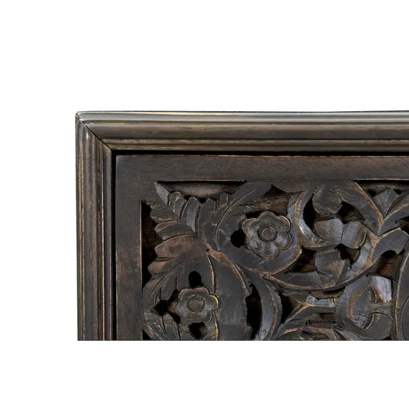 Commode de nuit en bois de manguier