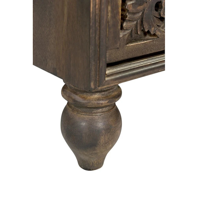 Commode de nuit en bois de manguier