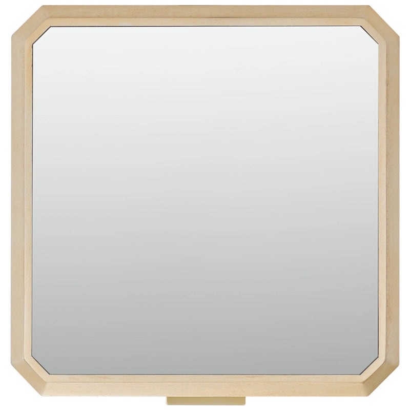 Table de chevet à 3 tiroirs effet miroir