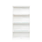 Meuble de rangement de bureau avec portes vitrées modernes, bibliothèque anti-poussière
