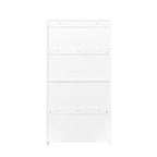 Meuble de rangement de bureau avec portes vitrées modernes, bibliothèque anti-poussière