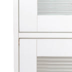 Meuble de rangement de bureau avec portes vitrées modernes, bibliothèque anti-poussière