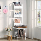Meuble de tourne-disque haut - 50 x 39 x 144 cm