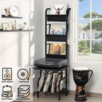 Meuble de tourne-disque haut - 50 x 39 x 144 cm