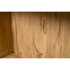 Table d'appoint en orme recyclé, naturel