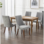 Ensemble de 2 chaises de salle à manger capitonnées