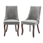 Ensemble de 2 chaises de salle à manger capitonnées
