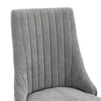 Ensemble de 2 chaises de salle à manger capitonnées