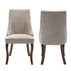 Ensemble de 2 chaises de salle à manger capitonnées