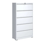 Classeur à 5 tiroirs avec serrure, pour documents de format légal/lettre/A4/F4
