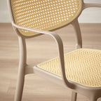 Lot de 2 chaises de salle à manger modernes empilables, pour l'intérieur ou l'extérieur