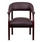 Chaise de conférence avec bande cloutée décorative