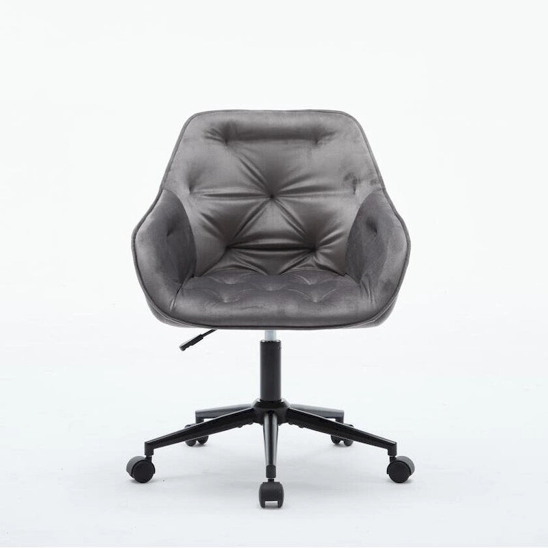 Chaise de bureau en velours