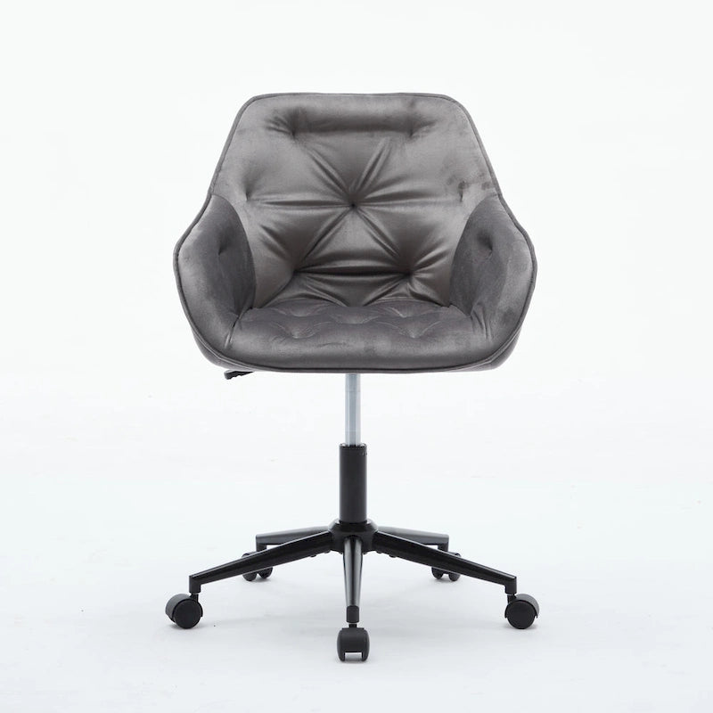 Chaise de bureau en velours