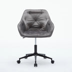 Chaise de bureau en velours