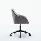 Chaise de bureau en velours