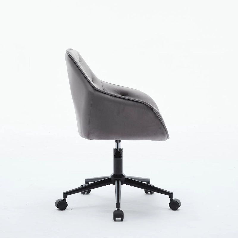Chaise de bureau en velours
