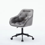 Chaise de bureau en velours