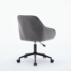 Chaise de bureau en velours