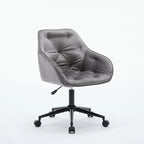Chaise de bureau en velours