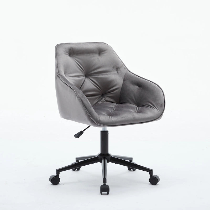 Chaise de bureau en velours