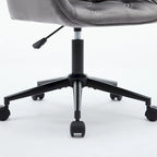 Chaise de bureau en velours