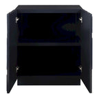 Meuble bas 2 portes bleu brillant - 34 H X 30 L X 16.125 P