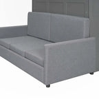 Lit mural escamotable Queen Size avec coussin