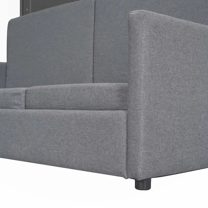 Lit mural escamotable Queen Size avec coussin