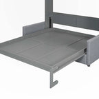 Lit mural escamotable Queen Size avec coussin
