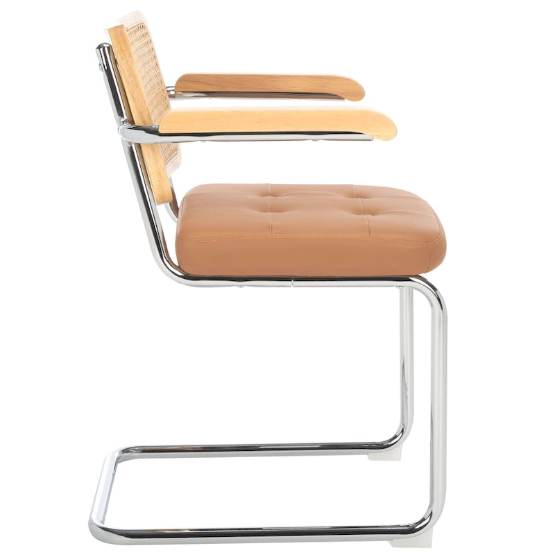 Chaise de salle à manger avec accoudoirs de 48 cm [LOT de 2] - 66x56x86 cm