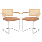Chaise de salle à manger avec accoudoirs de 48 cm [LOT de 2] - 66x56x86 cm
